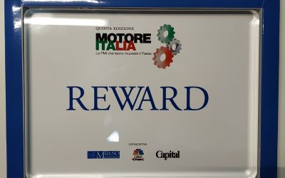 AIWA premiata con il REWARD Motore Italia – Le PMI che fanno muovere il Paese – Progettare/Prepararsi al futuro