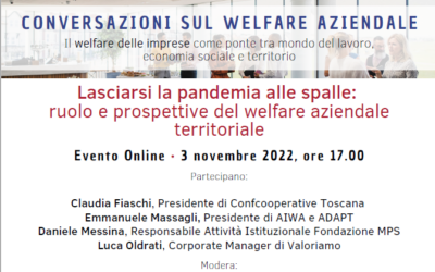 Lasciarsi la pandemia alle spalle: ruolo e prospettive del welfare aziendale territoriale